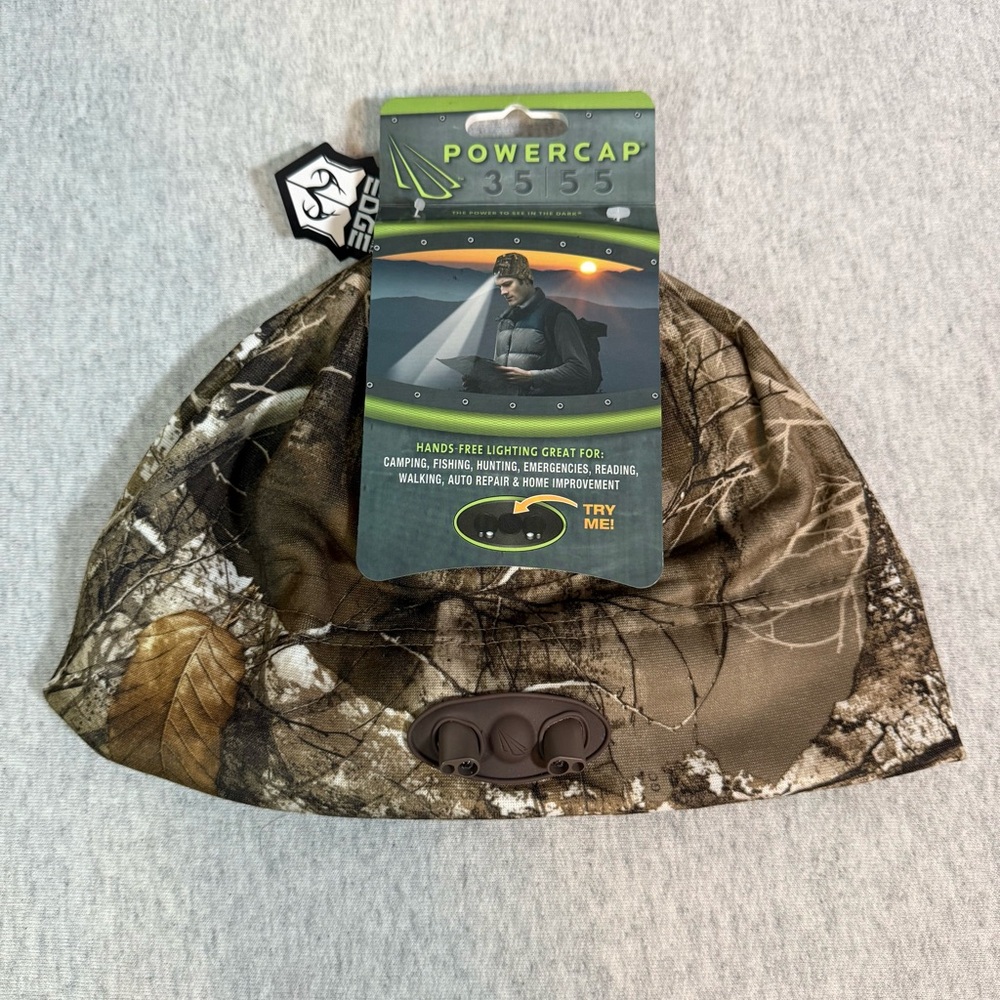 Panther Vision POWERCAP LED Lighted Fleece Beanie – RealTree‎ Edge Camo 🦌🌲